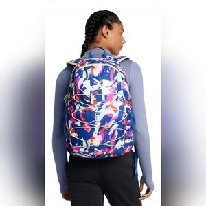 Under Armour Hustle Sport Backpack (433) Tech Blue / Tech Blue / White